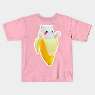 Banana's cat Kids T-Shirt